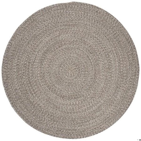 Safavieh 3 x 3 ft. Round Braided Hand Woven Rug, Ivory and Beige BRD256B-3R